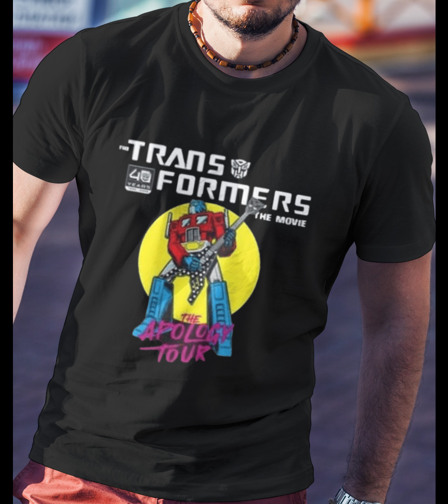 Transformers The Movie 40 Years The Apology Tour 2026 Celebration Of Life Concert House Of Blues July 23 San Diego California T-Shirt