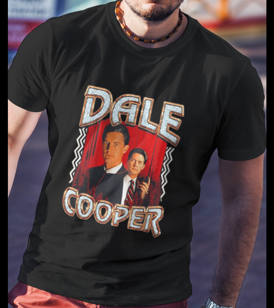 Dale Cooper Twin Peaks Retro Style Forest T-Shirt