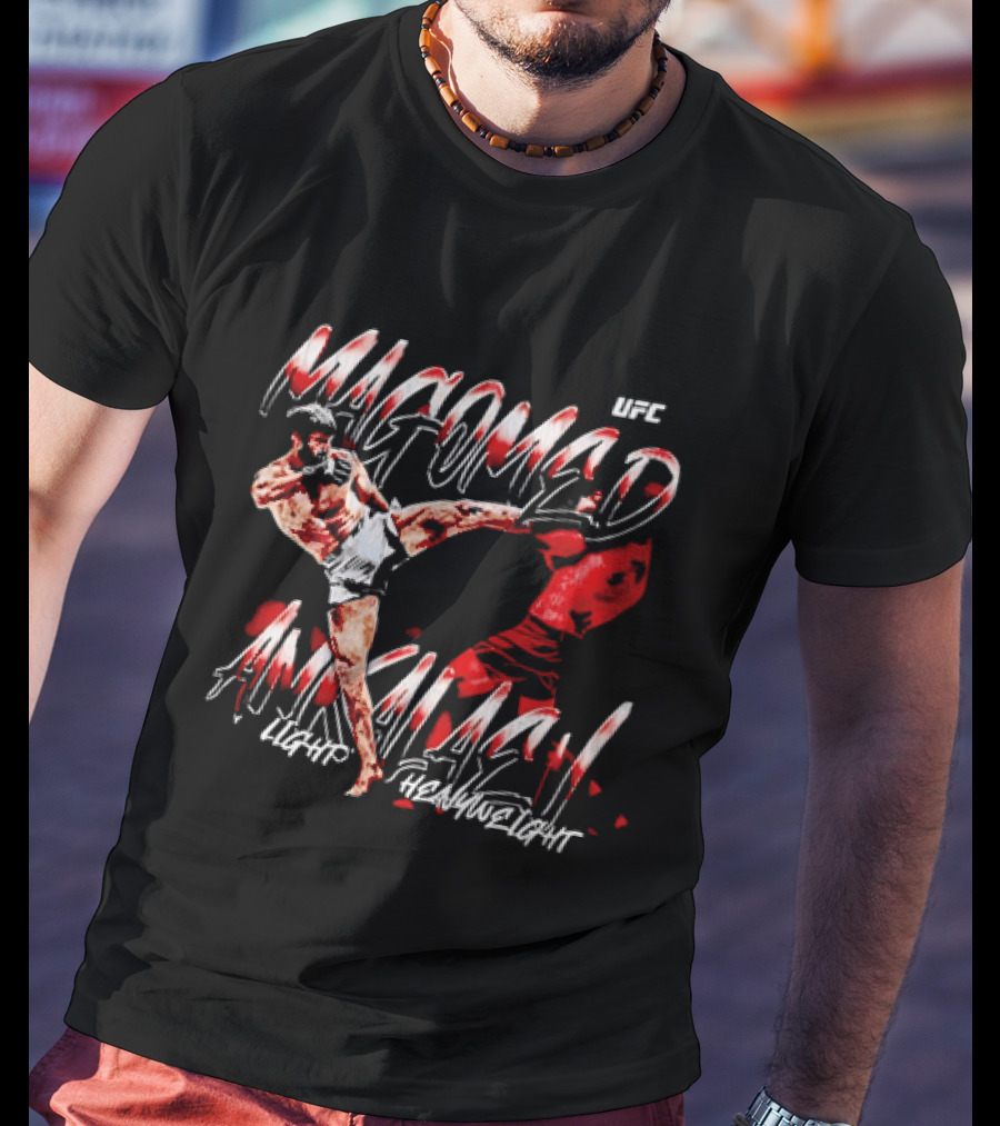 UFC Magomed Ankalaev Light Heavyweight Fighter T-Shirt