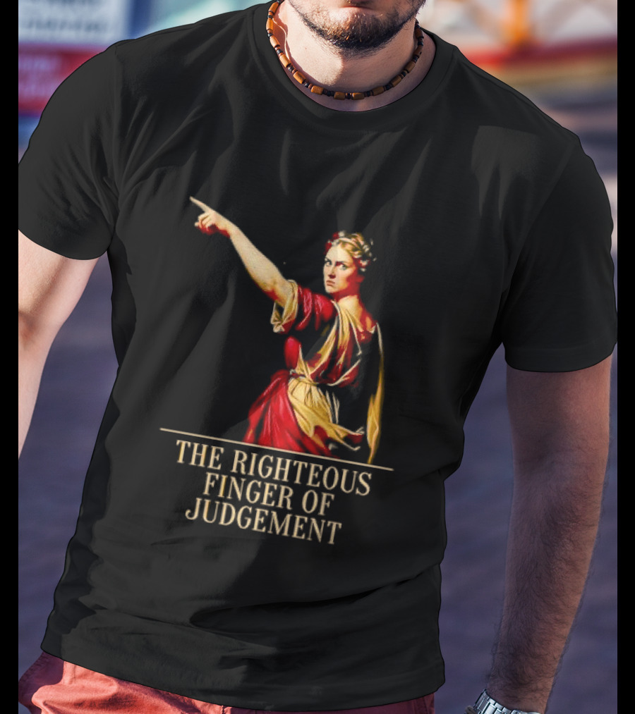Sophia Cunningham The Righteous Finger Of Judgement Pointing Woman T-Shirt