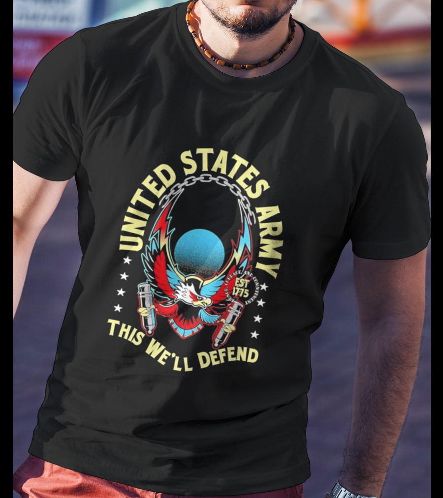United States Army This We'll Defend Eagle Est 1775 T-Shirt