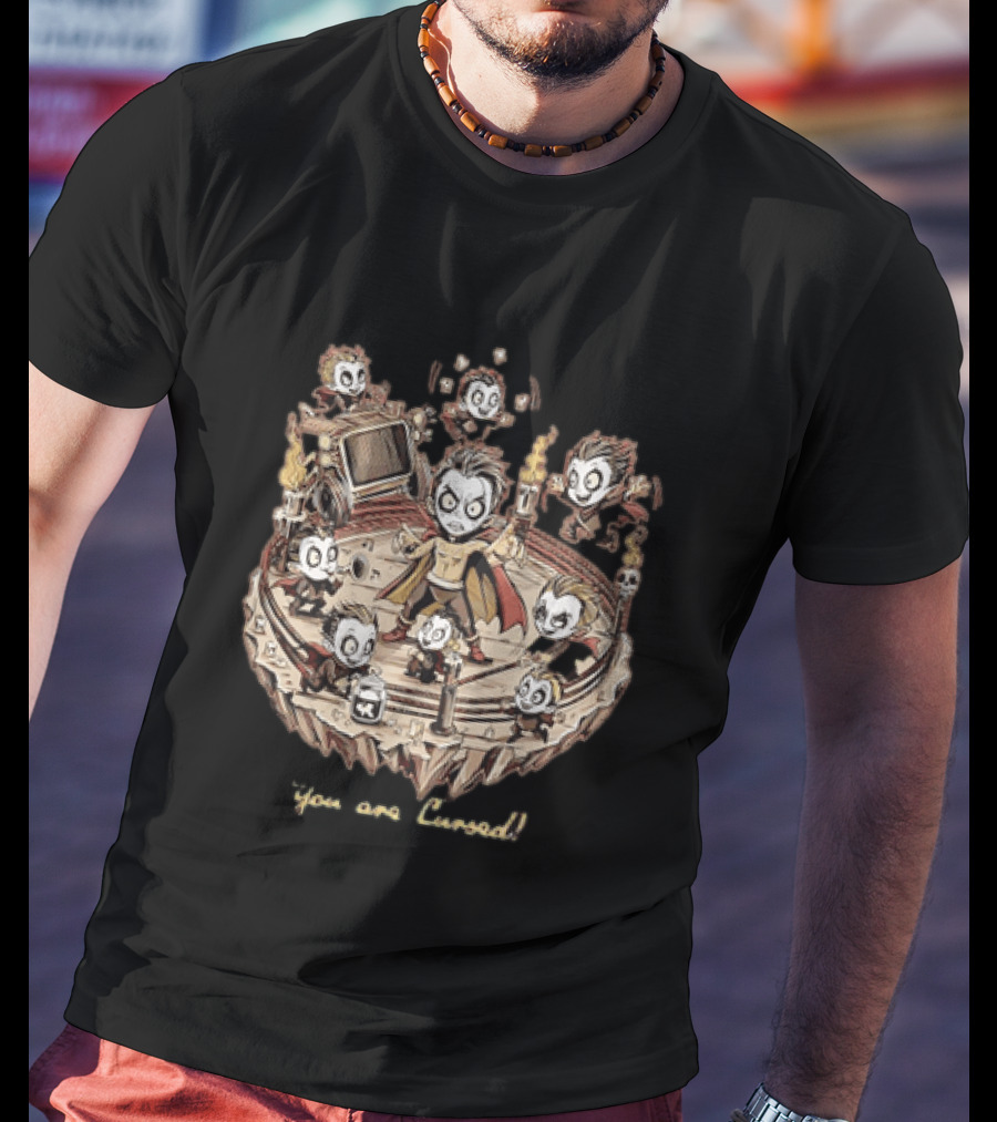 Vampire Ring Leader Performers You Are Cursed Ensemble With Miniature Creatures T-Shirt