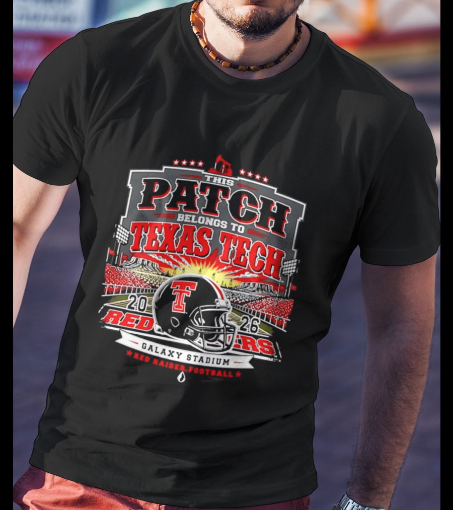 Texas Tech Red Raiders 2026 Wreck 'Em Game Day Patch Belongs To Texas Tech T-Shirt