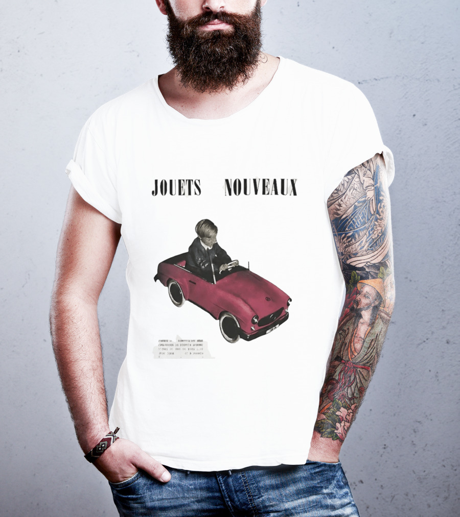 Jouets Nouveaux Vintage Car Child Paris Image T-Shirt