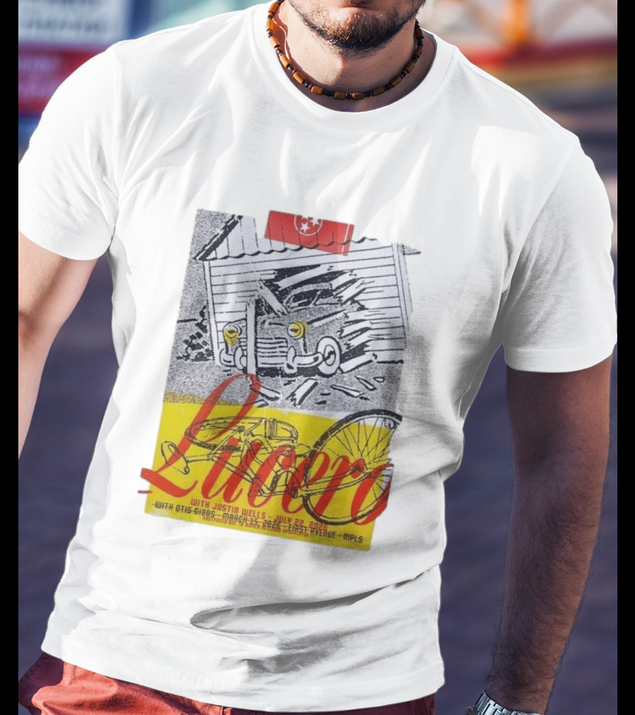 Lucero 20th Anniversary With Justin Wells July 2026 First Avenue MPLS T-Shirt