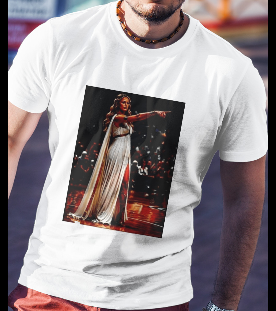 Sophia Cunningham WNBA Goddess Pointing Her Finger Basketball Victory Empowerment T-Shirt