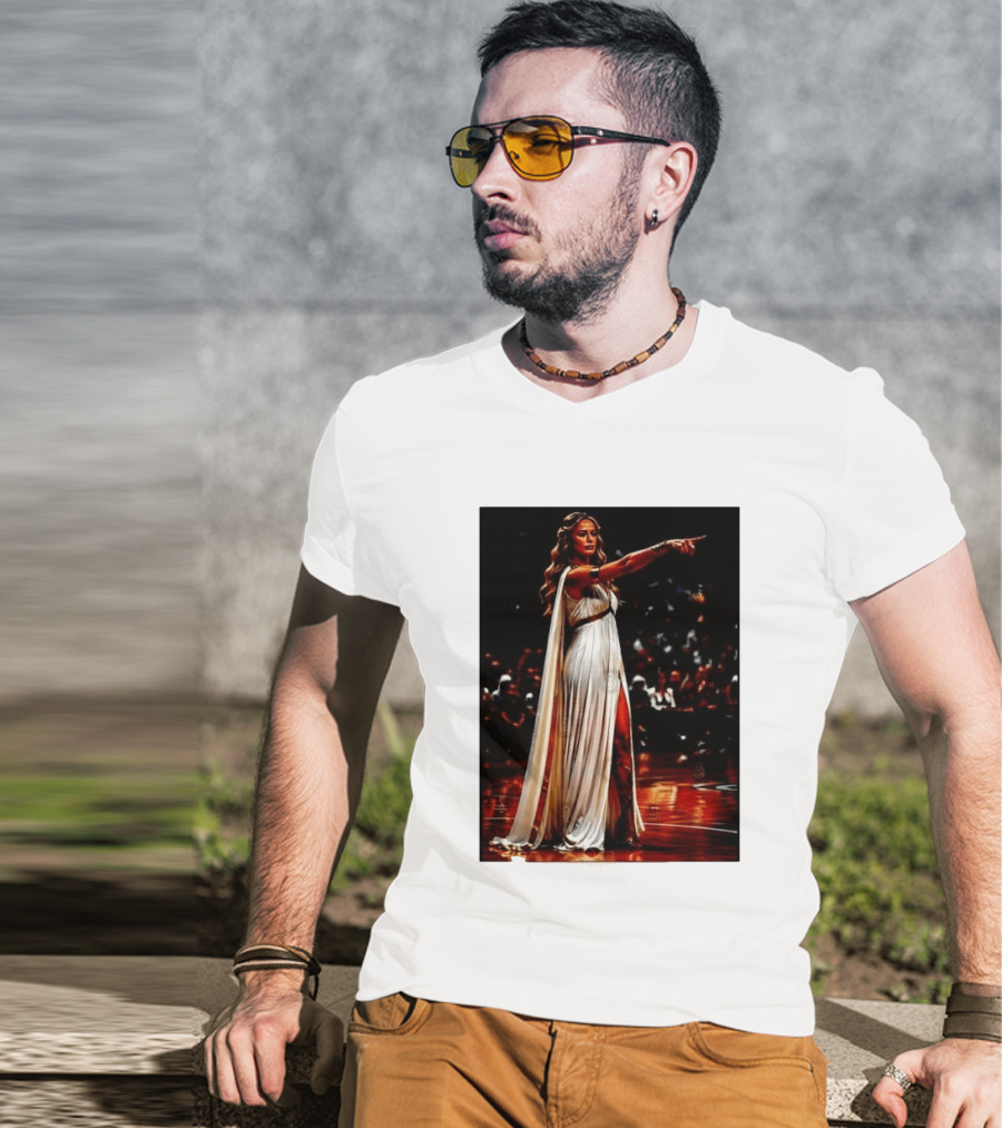 Sophia Cunningham WNBA Goddess Pointing Her Finger Basketball Victory Empowerment T-Shirt