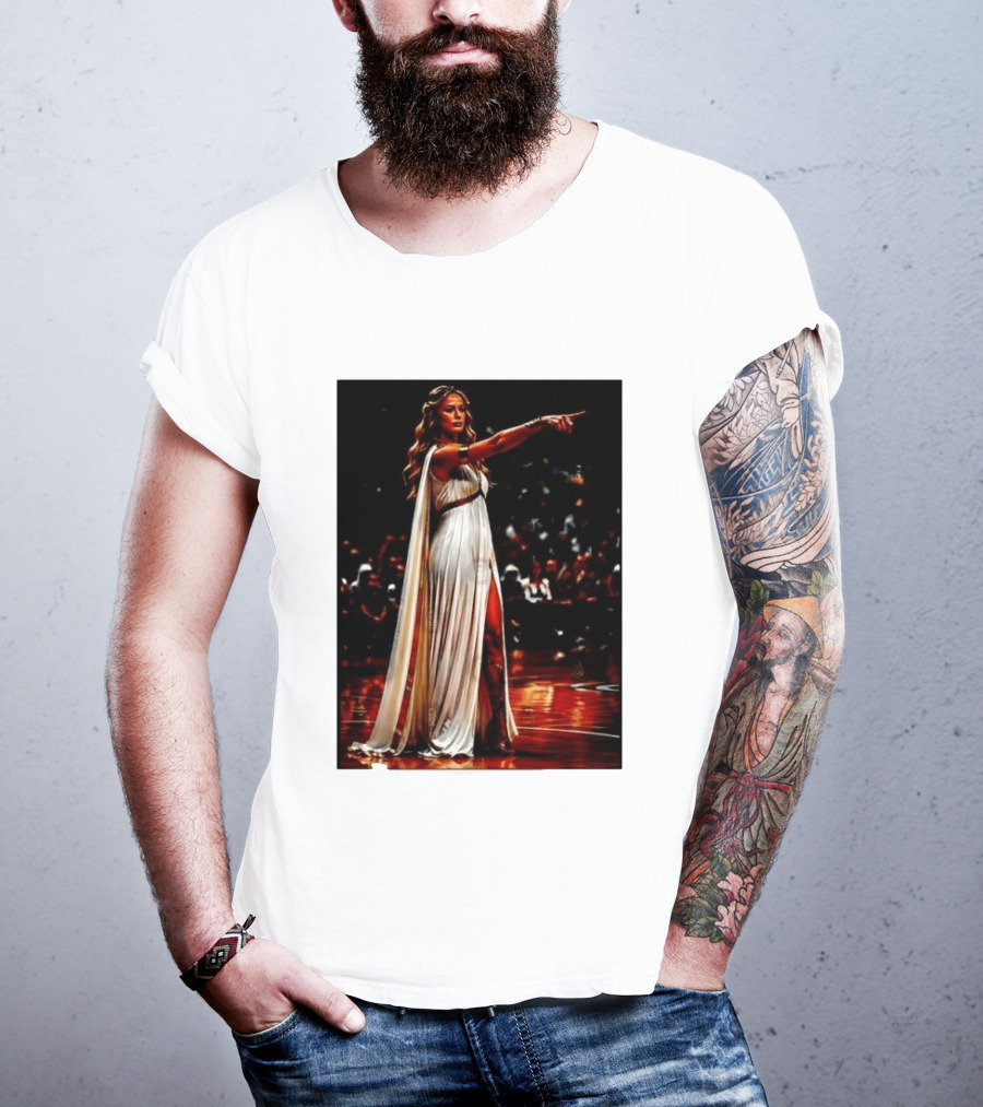 Sophia Cunningham WNBA Goddess Pointing Her Finger Basketball Victory Empowerment T-Shirt
