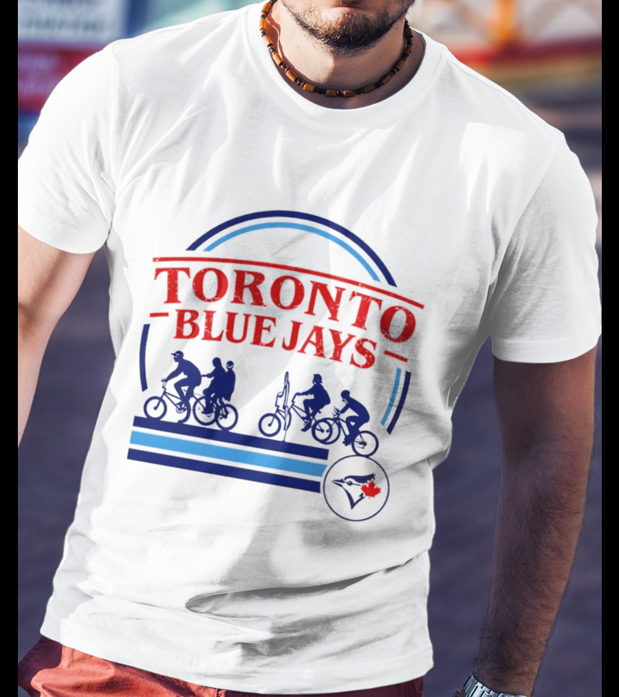 Toronto Blue Jays Stranger Things Bike Crew MLB 2026 T-Shirt