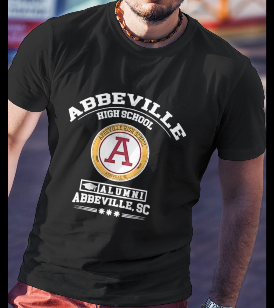 Abbeville High School Alumni A Emblem Abbeville SC Graduation T-Shirt