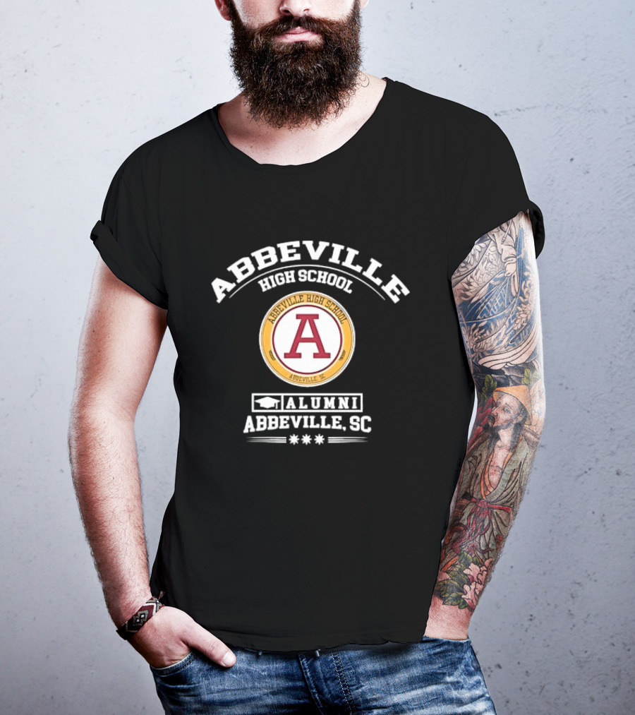 Abbeville High School Alumni A Emblem Abbeville SC Graduation T-Shirt