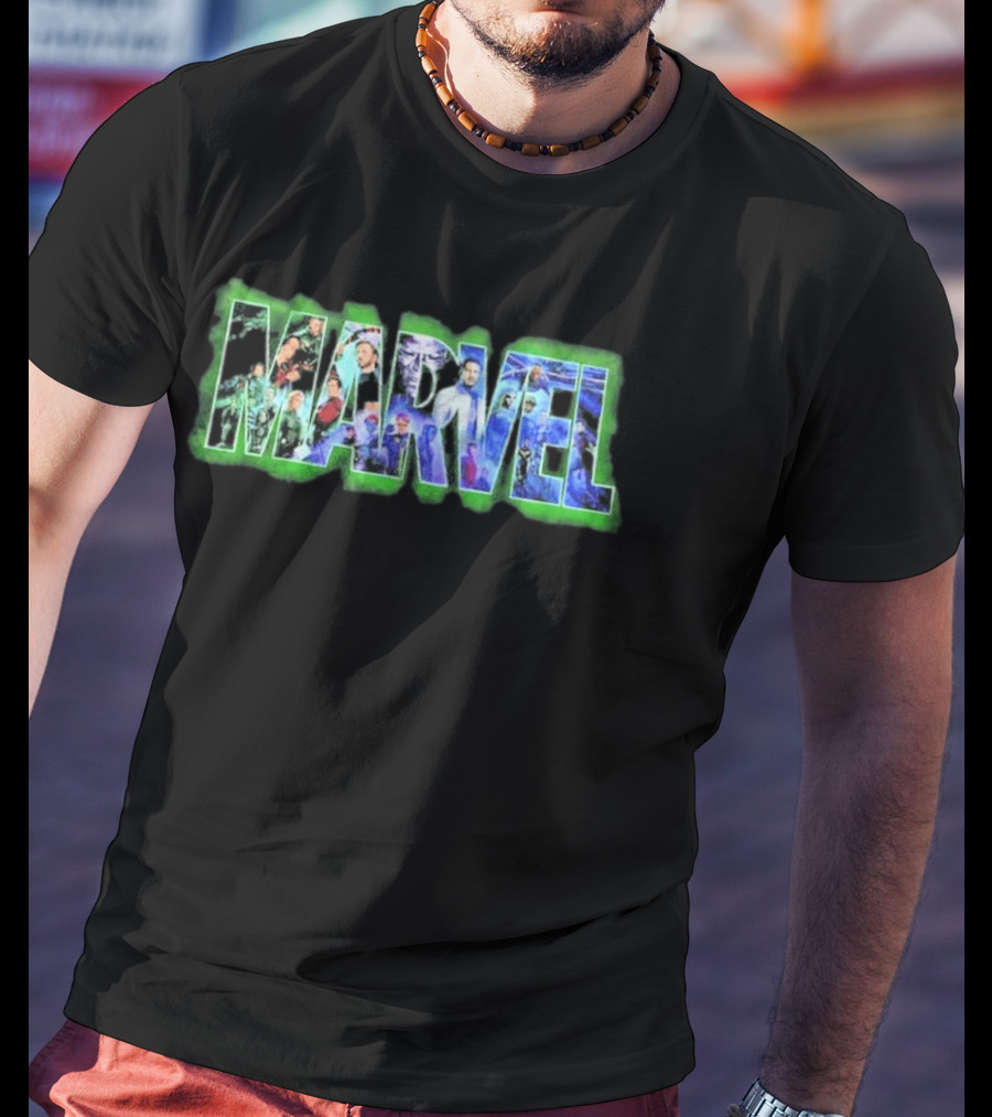 Avengers Doomsday 2026 Marvel Studios Characters Collage T-Shirt