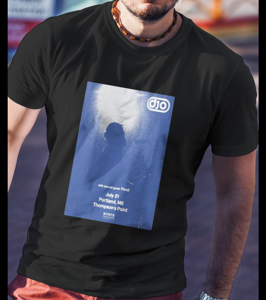 Djo July 21 Portland ME Thompson's Point State Theatre With Special Guest Pond T-Shirt