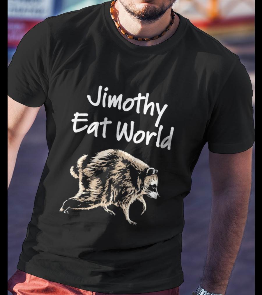 Jimothy Eat World Raccoon Seattle Meme T-Shirt