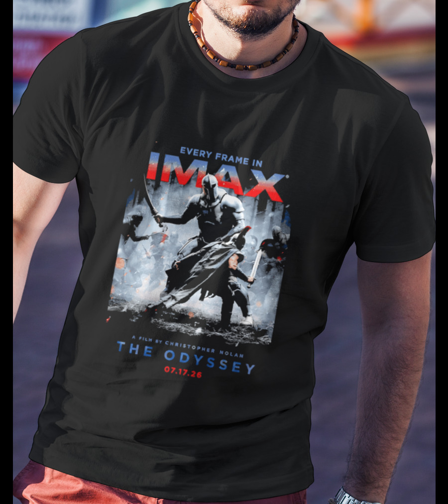 Every Frame In IMAX A Film By Christopher Nolan The Odyssey 07.17.26 T-Shirt