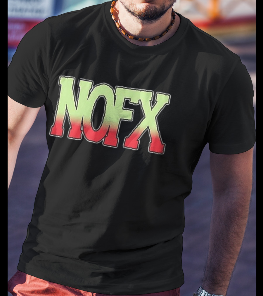 NOFX Ribbed Tour 1991 Vintage Style Nostalgic Punk Band Merch T-Shirt
