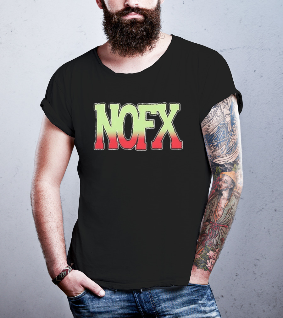 NOFX Ribbed Tour 1991 Vintage Style Nostalgic Punk Band Merch T-Shirt
