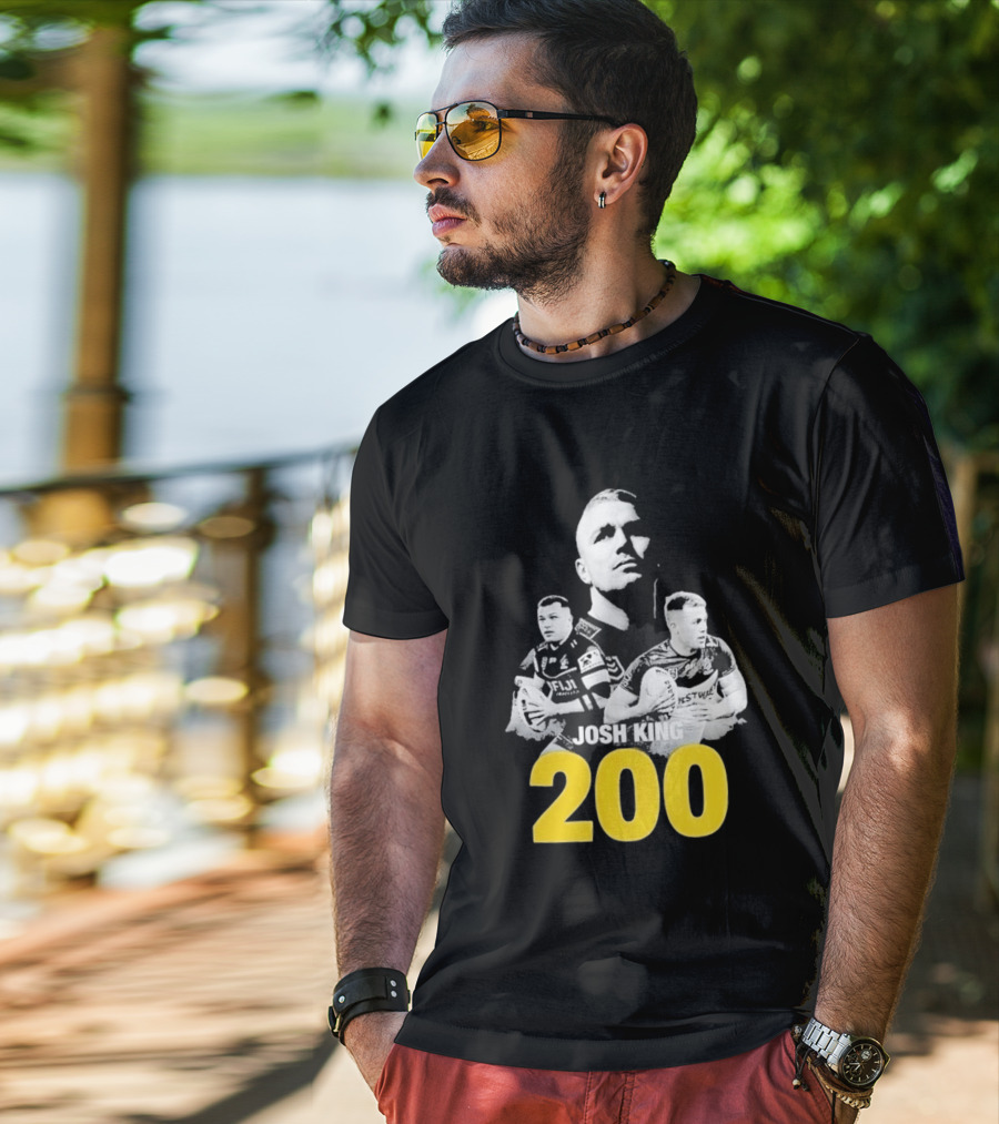 Josh King 200 Rugby Milestone T-Shirt