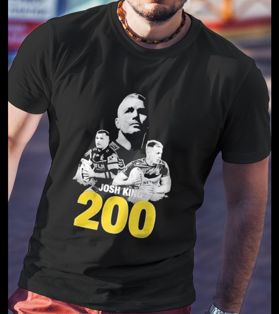 Josh King 200 Rugby Milestone T-Shirt