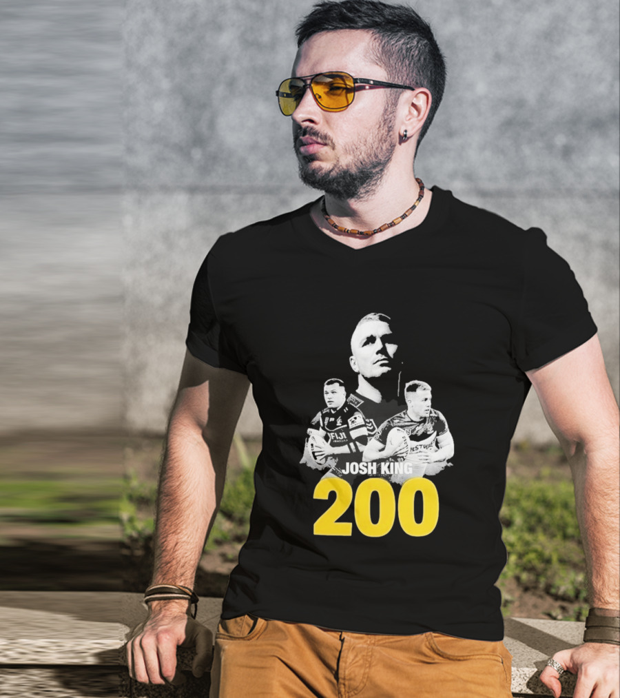 Josh King 200 Rugby Milestone T-Shirt