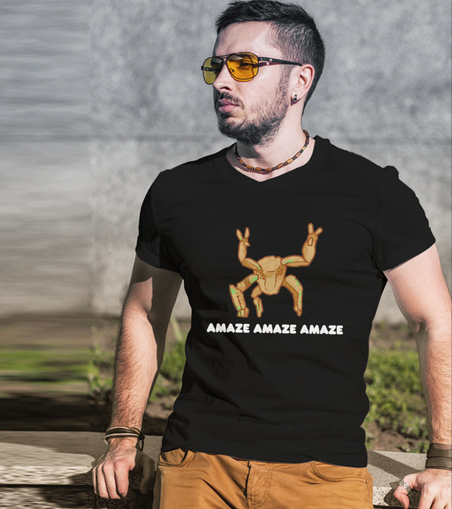 Amaze Amaze Amaze Rocky Alien Project Hail Mary Sci Fi Book T-Shirt