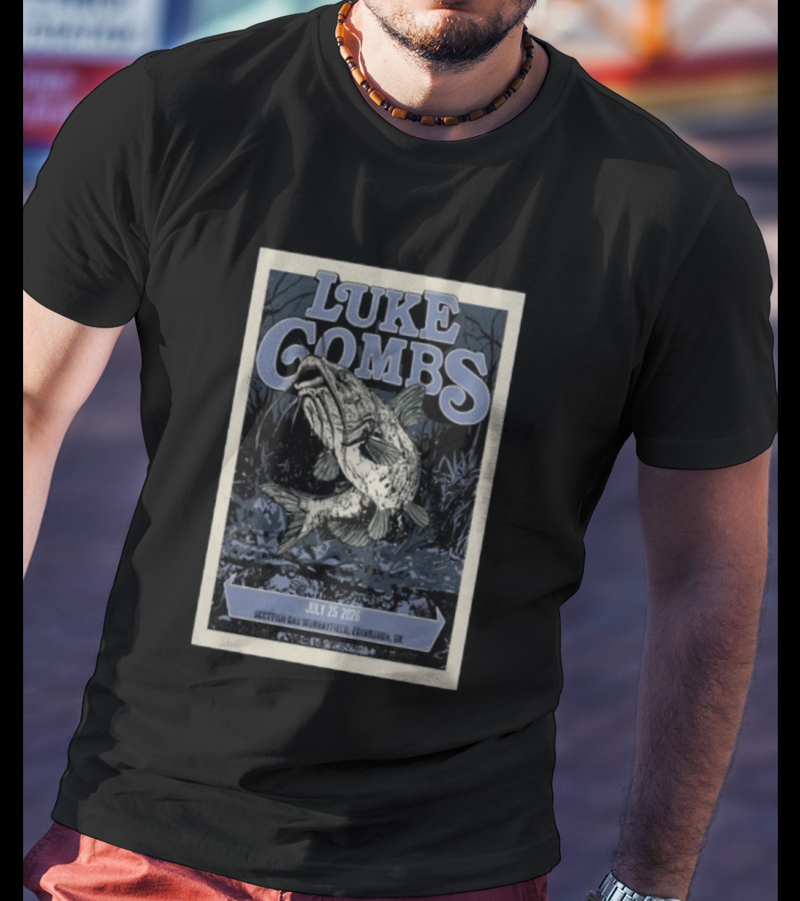 Luke Combs Scottish Gas Murrayfield Edinburgh UK July 25 2026 T-Shirt