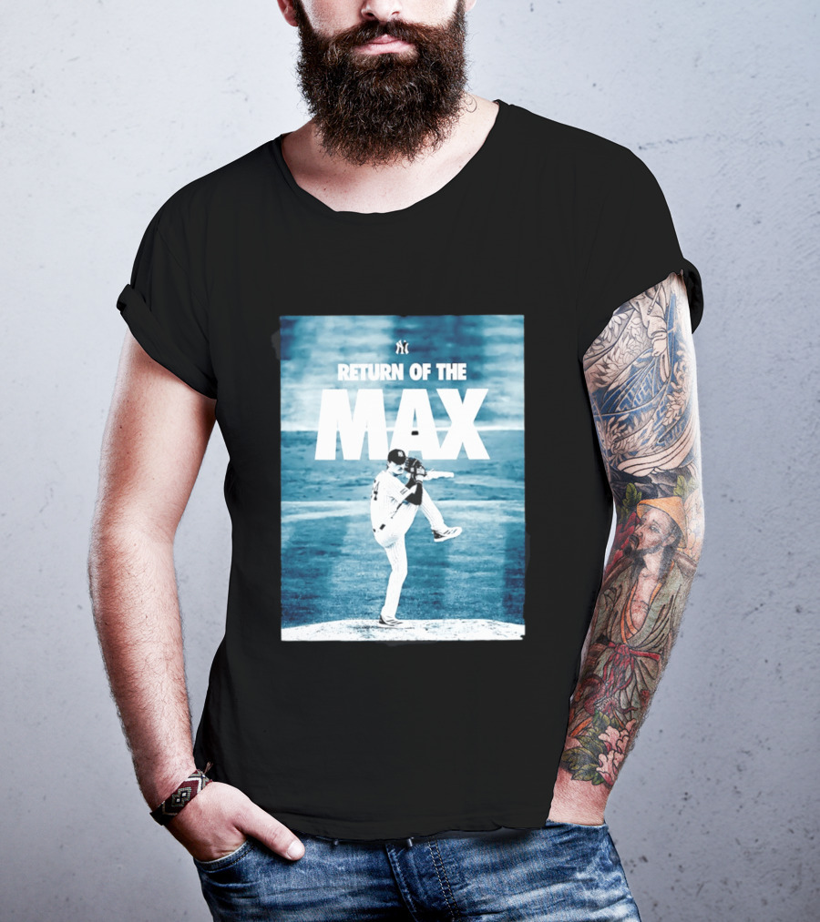 Return Of The Max Fried New York Yankees 54 MLB Pitching Action T-Shirt