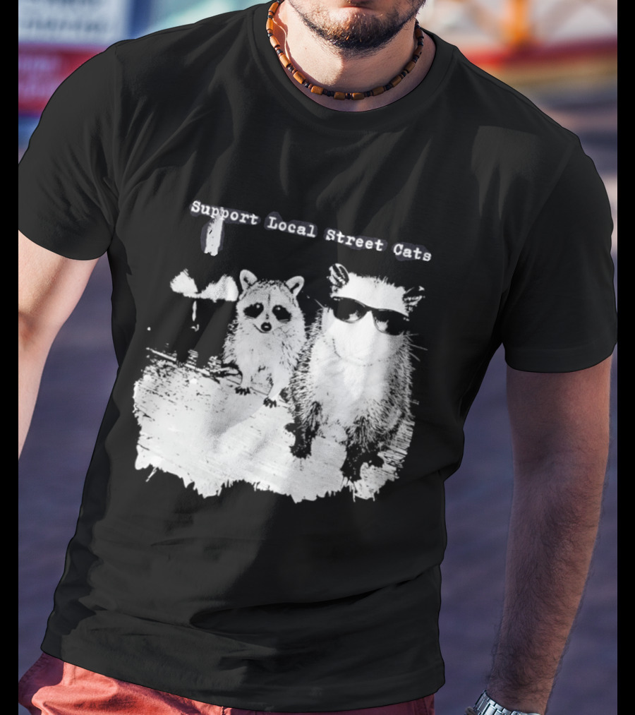 Support Local Street Cats Feline Advocacy T-Shirt