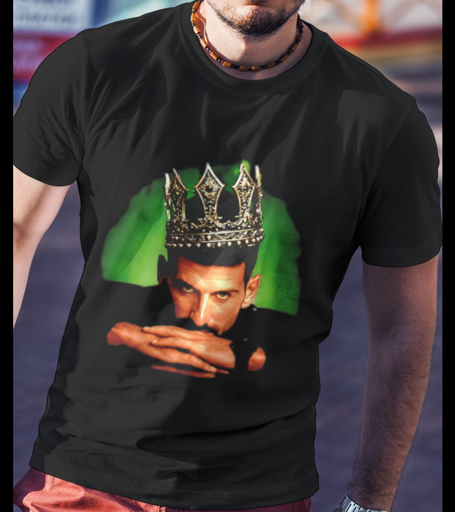 Wimbledon 2026 Novak Djokovic King/Iconic Tennis Champion T-Shirt