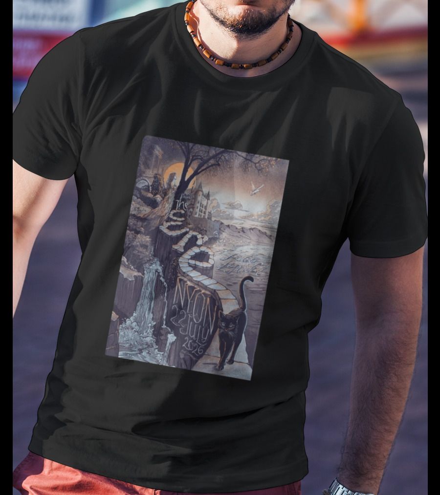 The Cure Paléo Festival Nyon 23 July 2026 Cat And Castle Scenic Pathway T-Shirt