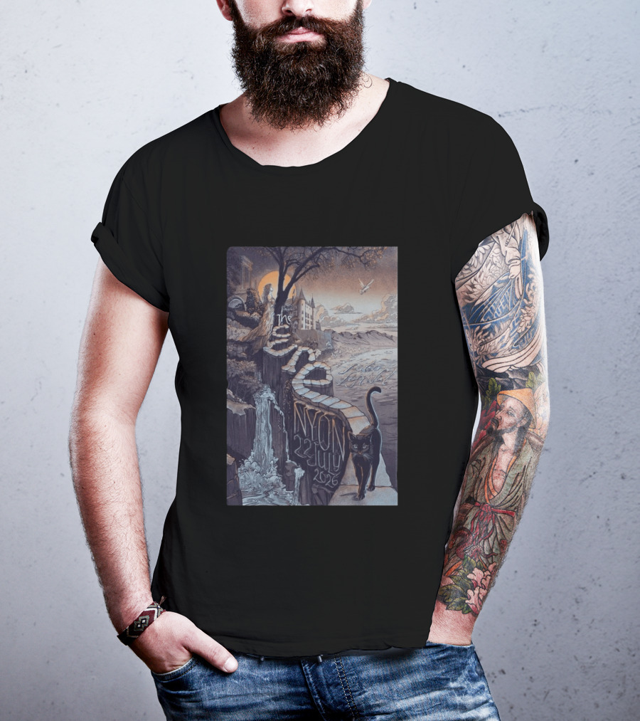 The Cure Paléo Festival Nyon 23 July 2026 Cat And Castle Scenic Pathway T-Shirt