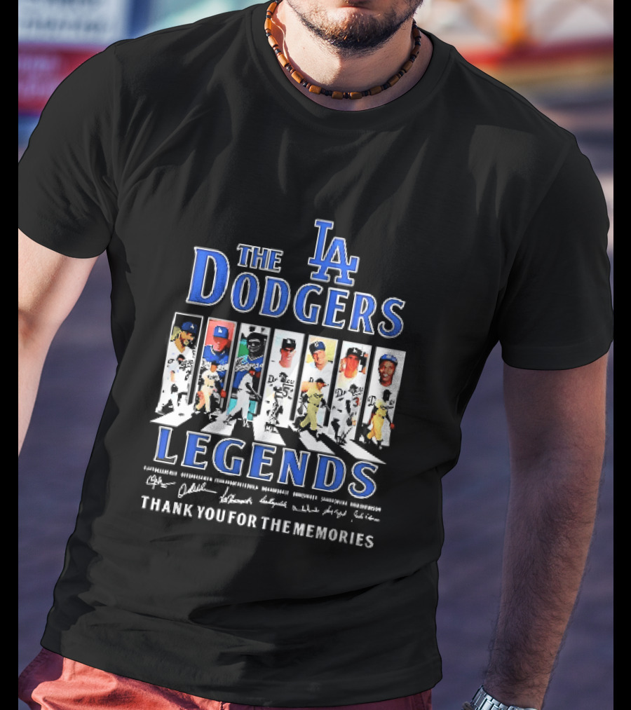 The Dodgers Legends Thank You For The Memories Icons LA T-Shirt