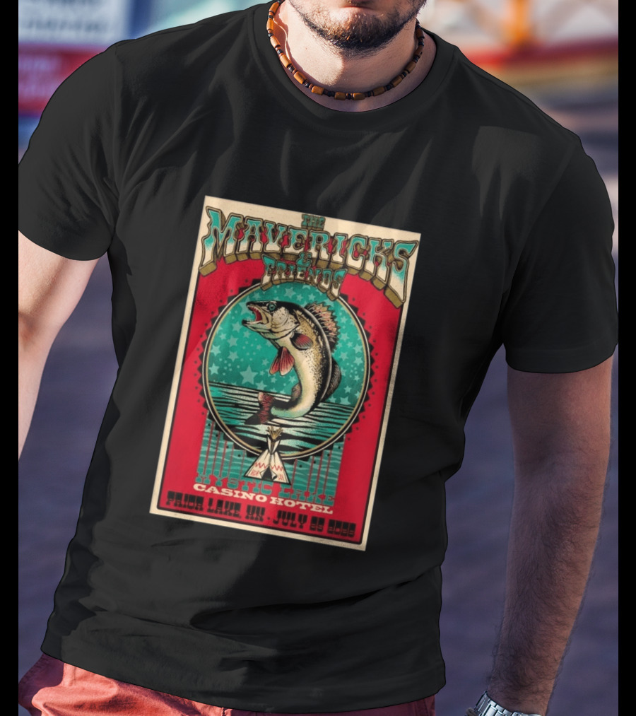 Mystic Lake Casino Hotel The Mavericks Friends Prior Lake MN July 25 2026 T-Shirt