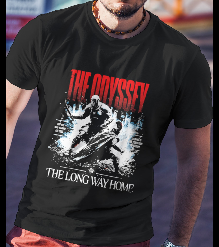 The Odyssey The Long Way Home Skiing Adventure T-Shirt