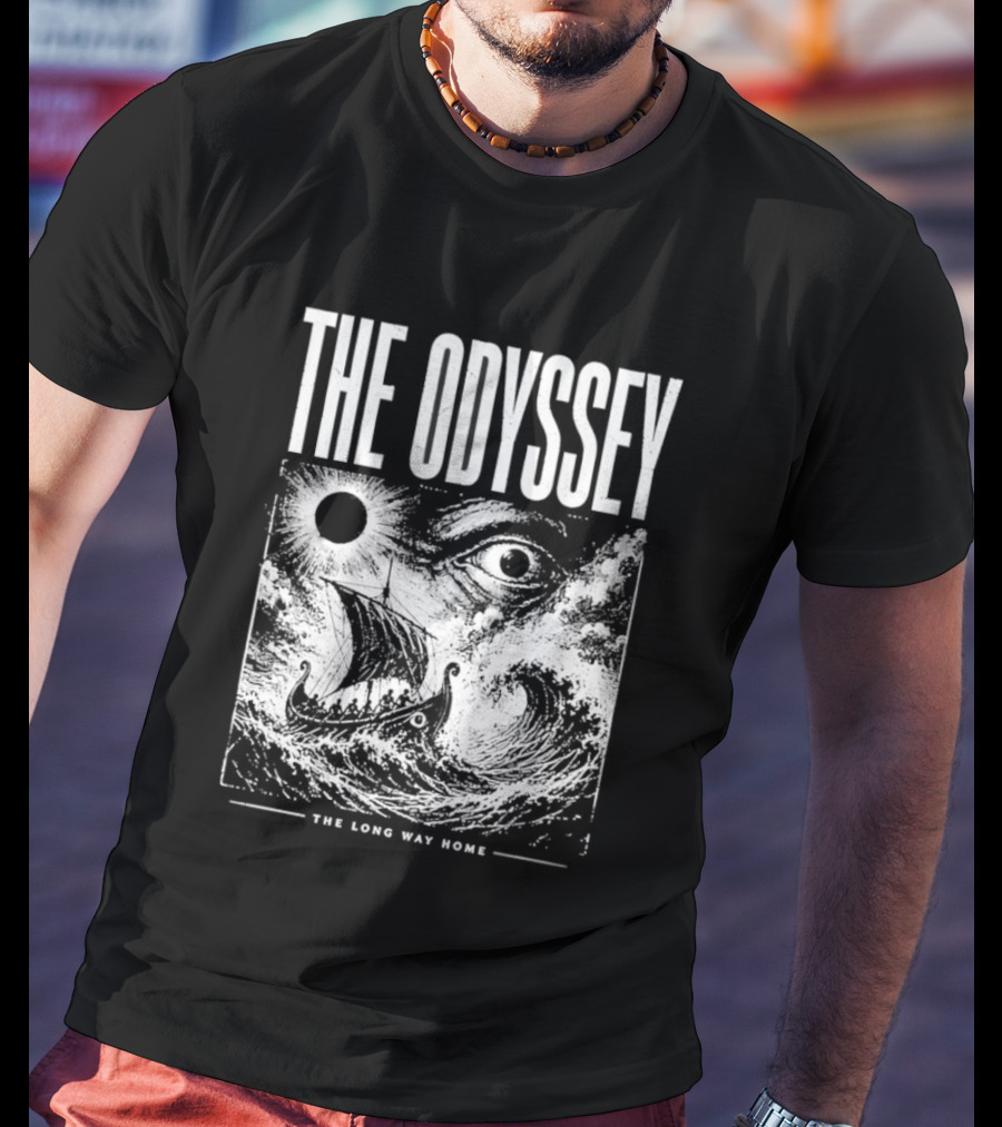 The Odyssey The Long Way Home Greek Mythology Sea Adventure T-Shirt