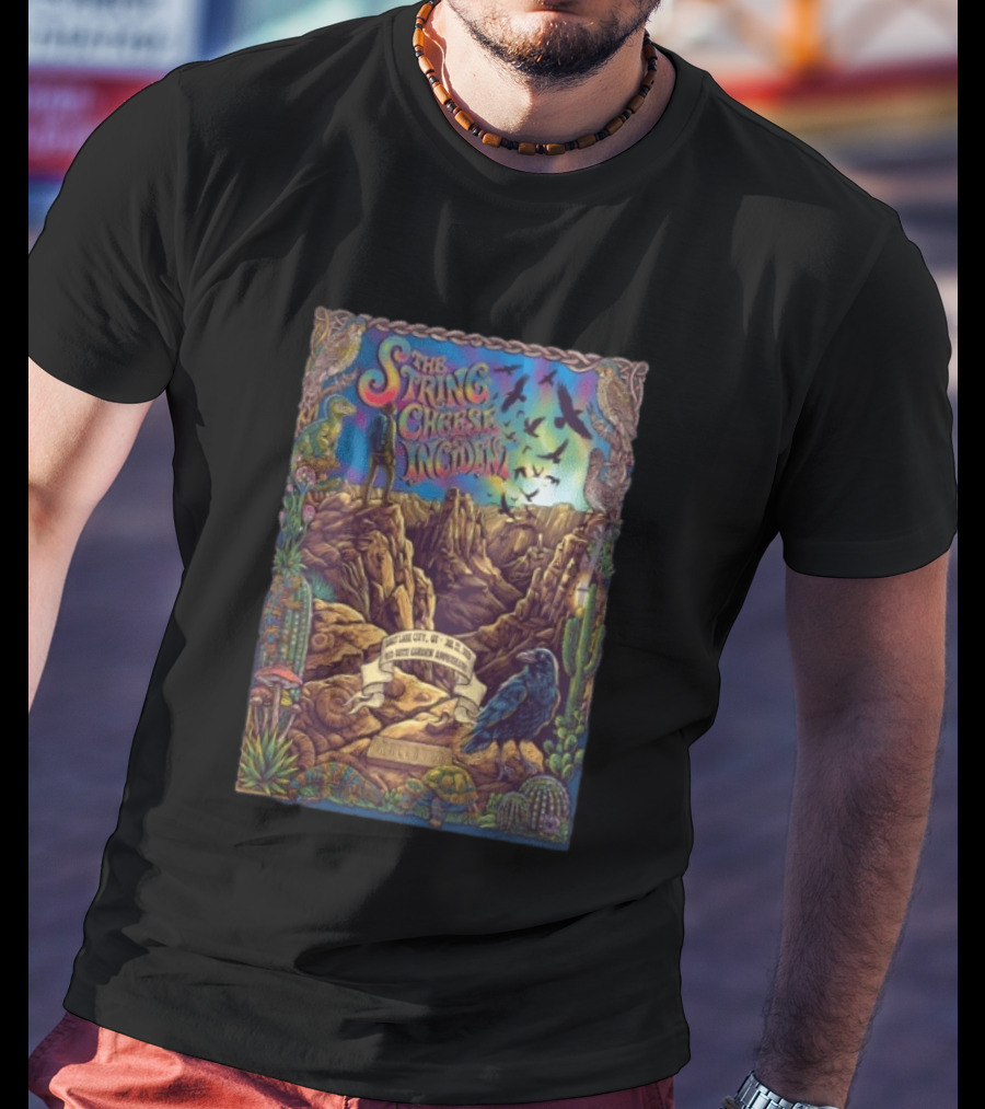 The String Cheese Incident Salt Lake City UT 7 22 2026 Red Butte Garden Amphitheatre T-Shirt