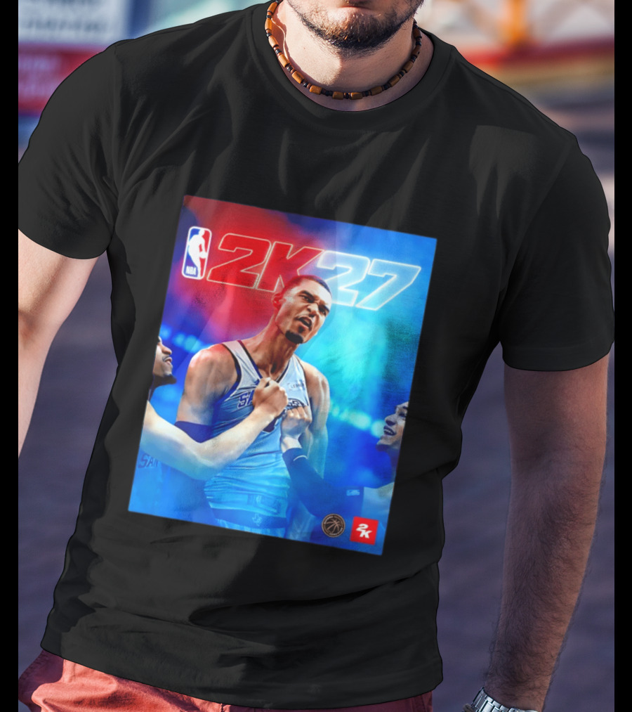 NBA 2K27 Victor Wembanyama San Antonio Spurs T-Shirt