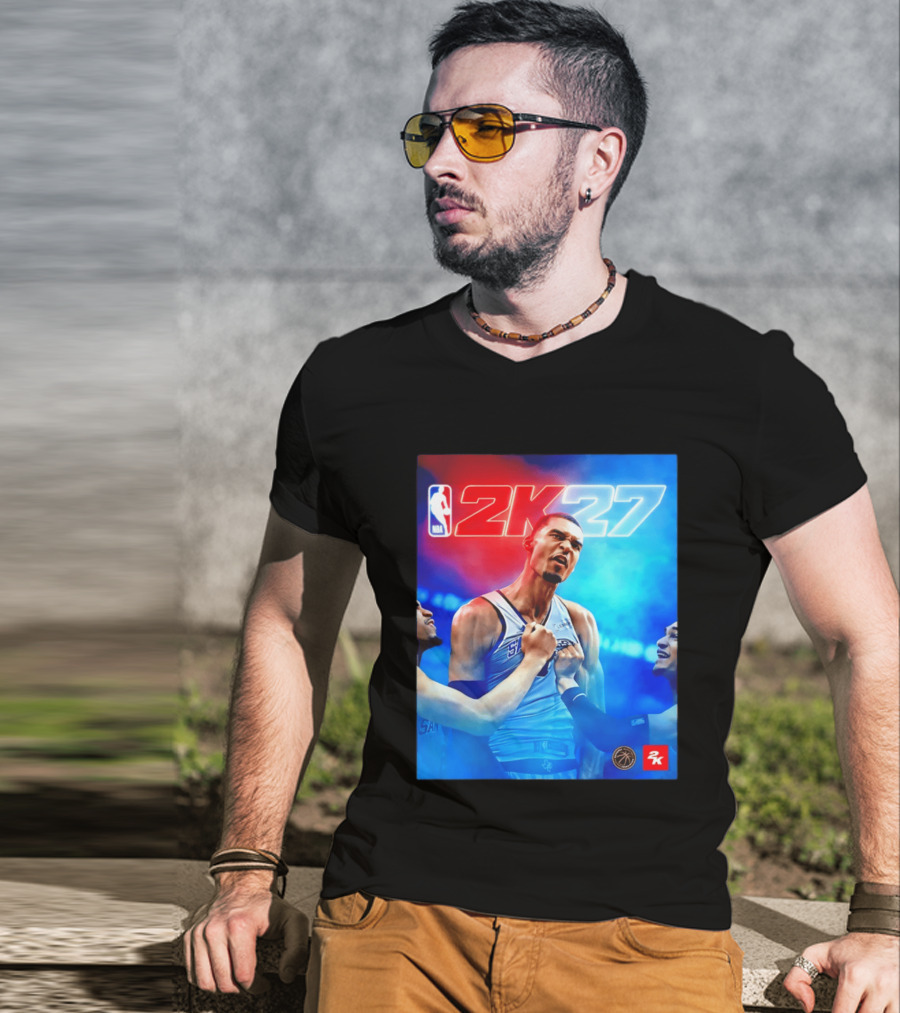 NBA 2K27 Victor Wembanyama San Antonio Spurs T-Shirt