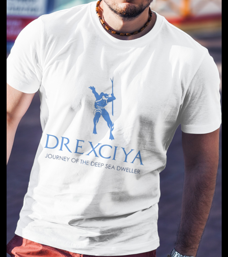 Drexciya Journey Of The Deep Sea Dweller Blue Diver T-Shirt