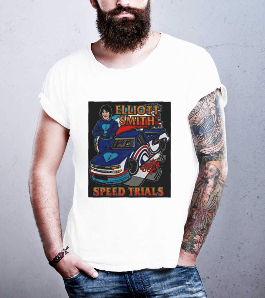 Elliott Smith Speed Trials Racing Car T-Shirt