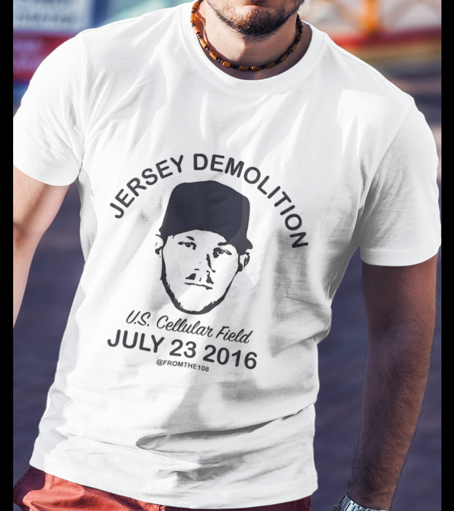 Jersey Demolition Event U.S. Cellular Field July 23 2016 T-Shirt