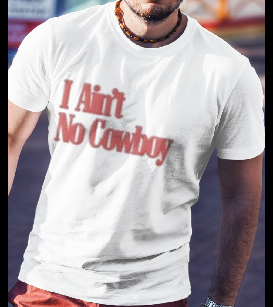 Luke Combs Nicole I Ain't No Cowboy Bold Red T-Shirt