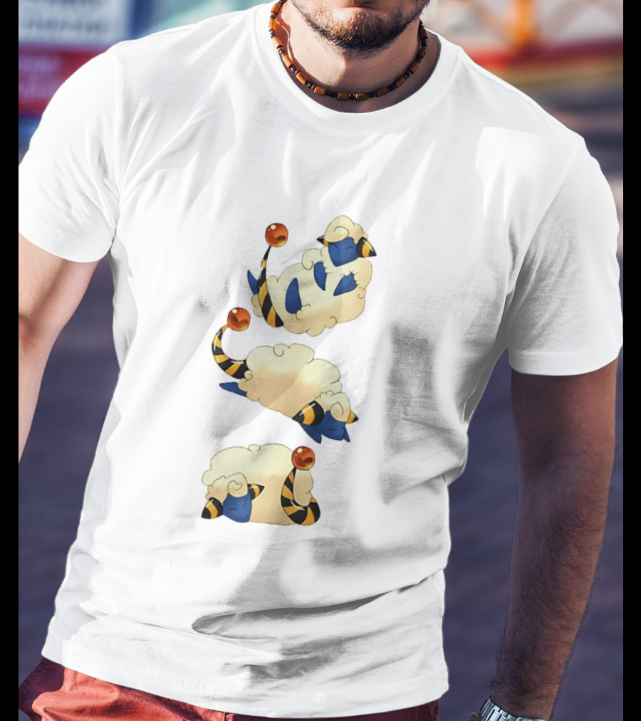 Mareep Trio In Sleepy Poses Cozy Nights T-Shirt