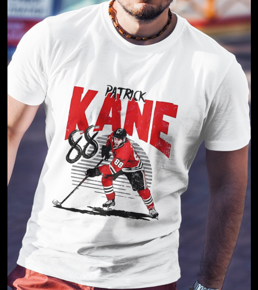 Patrick Kane 88 Chicago Blackhawks Hockey Player Victory T-Shirt