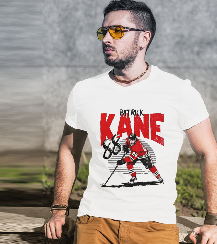 Patrick Kane 88 Chicago Blackhawks Hockey Player Victory T-Shirt