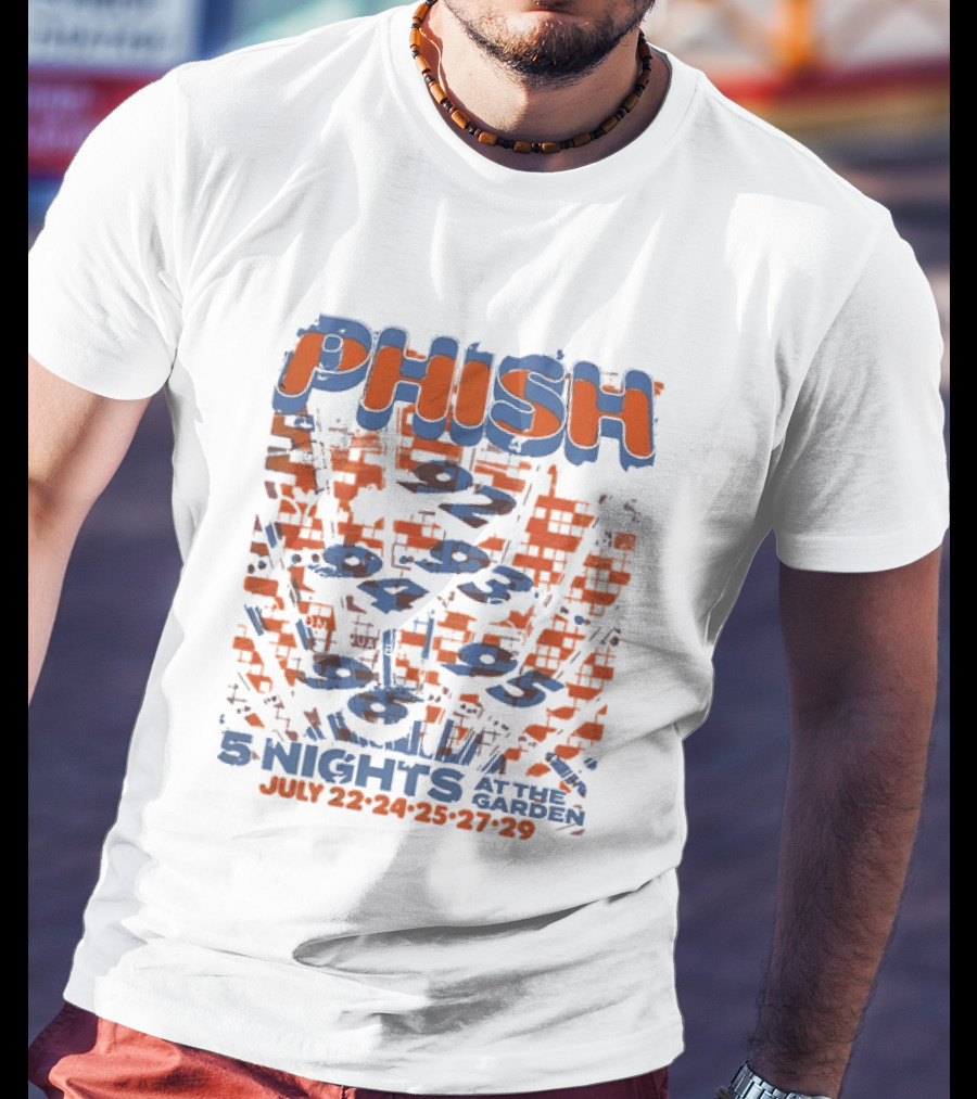 Phish Five Nights At Madison Square Garden New York City July 22 To 29 2026 Fourth Edition Knicks T-Shirt