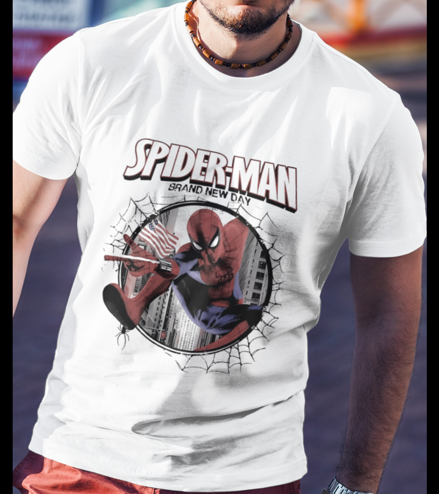 Spider Man Brand New Day Web Slinging T-Shirt