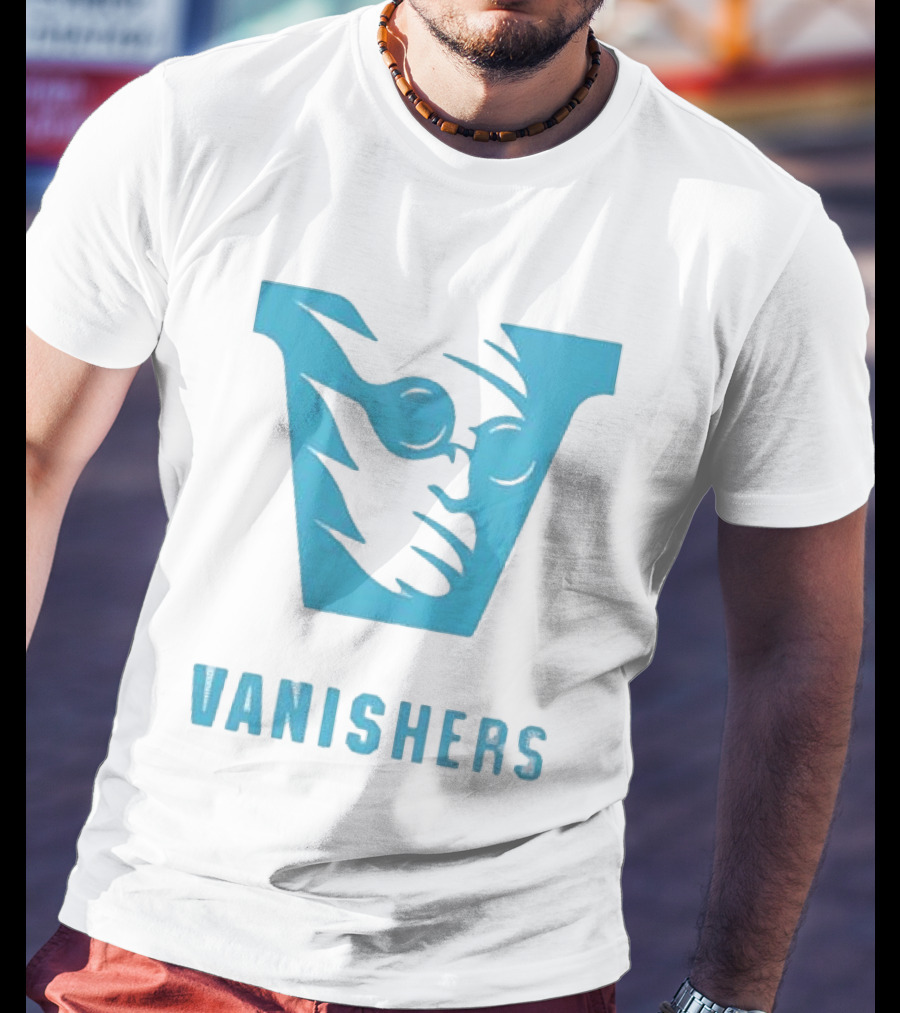 Sussex Vanishers Ghostly Specter Team Vanishers Blue T-Shirt