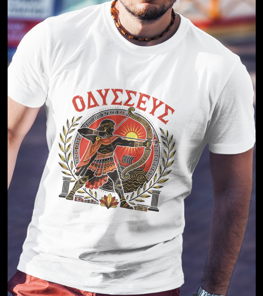 Odysseus Bow Greek Mythology Warrior Archery 2026 T-Shirt