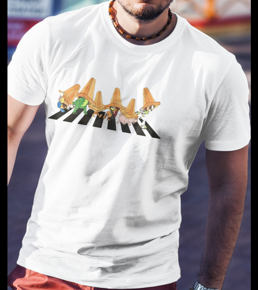 Toy Story Disney Family Trip Abbey Road 2026 Characters Crossing Road T-Shirt